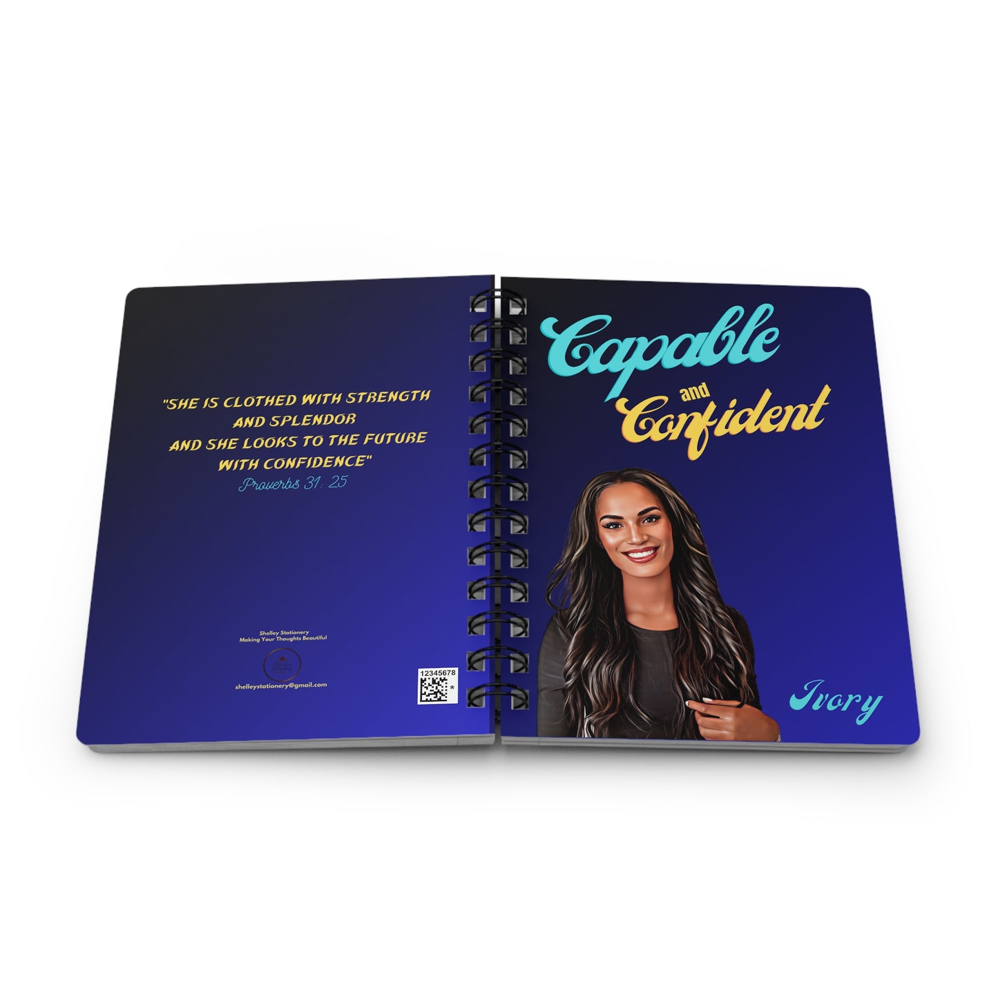Capable and Confident/ JW/ Spiral Bound Journal