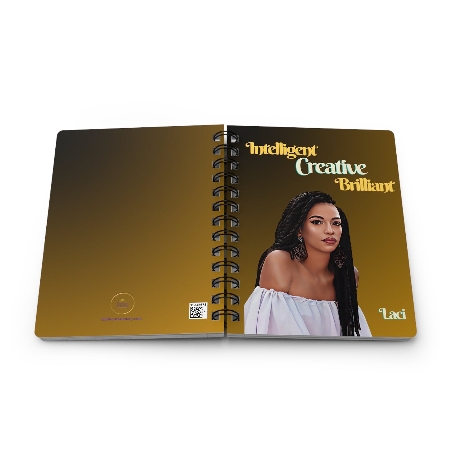 Intelligent/Creative/Brilliant/Spiral Bound Journal