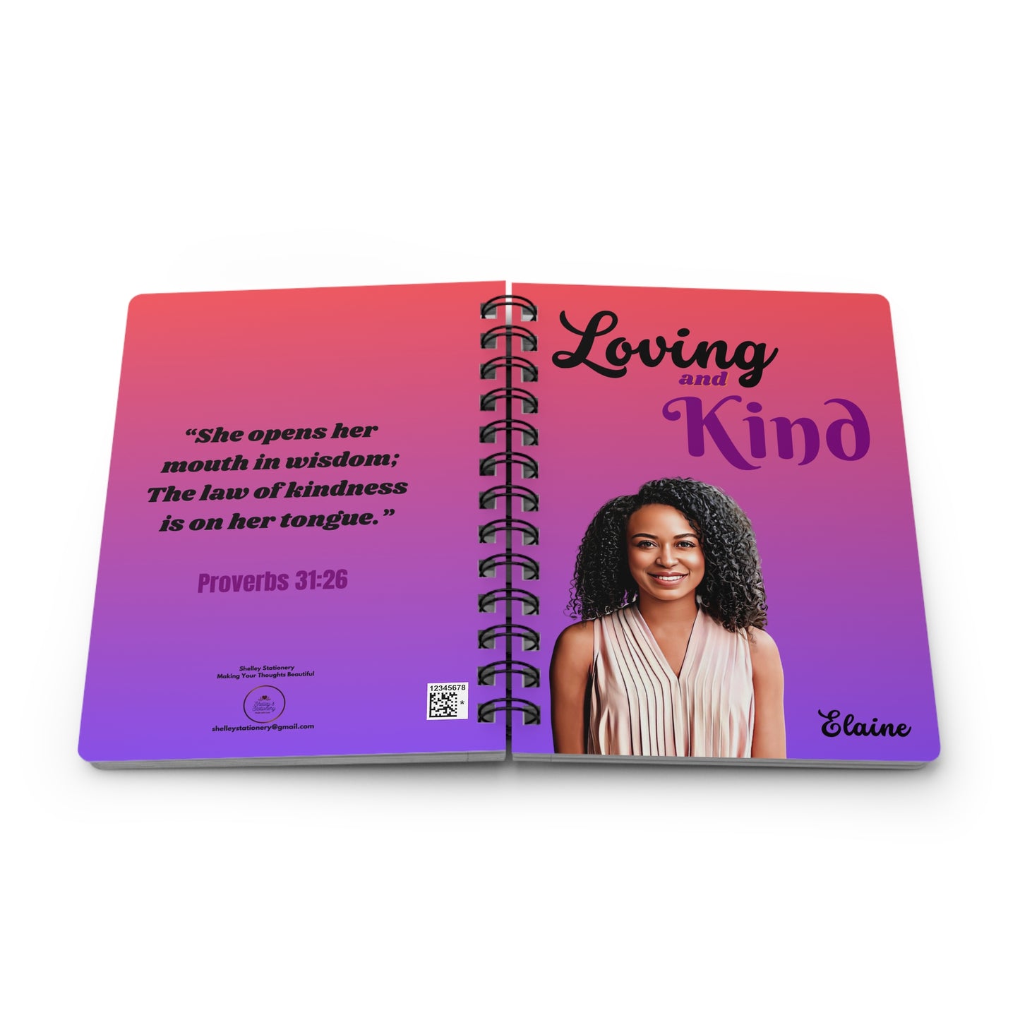 Loving and Kind/ JW/ Spiral Bound Journal