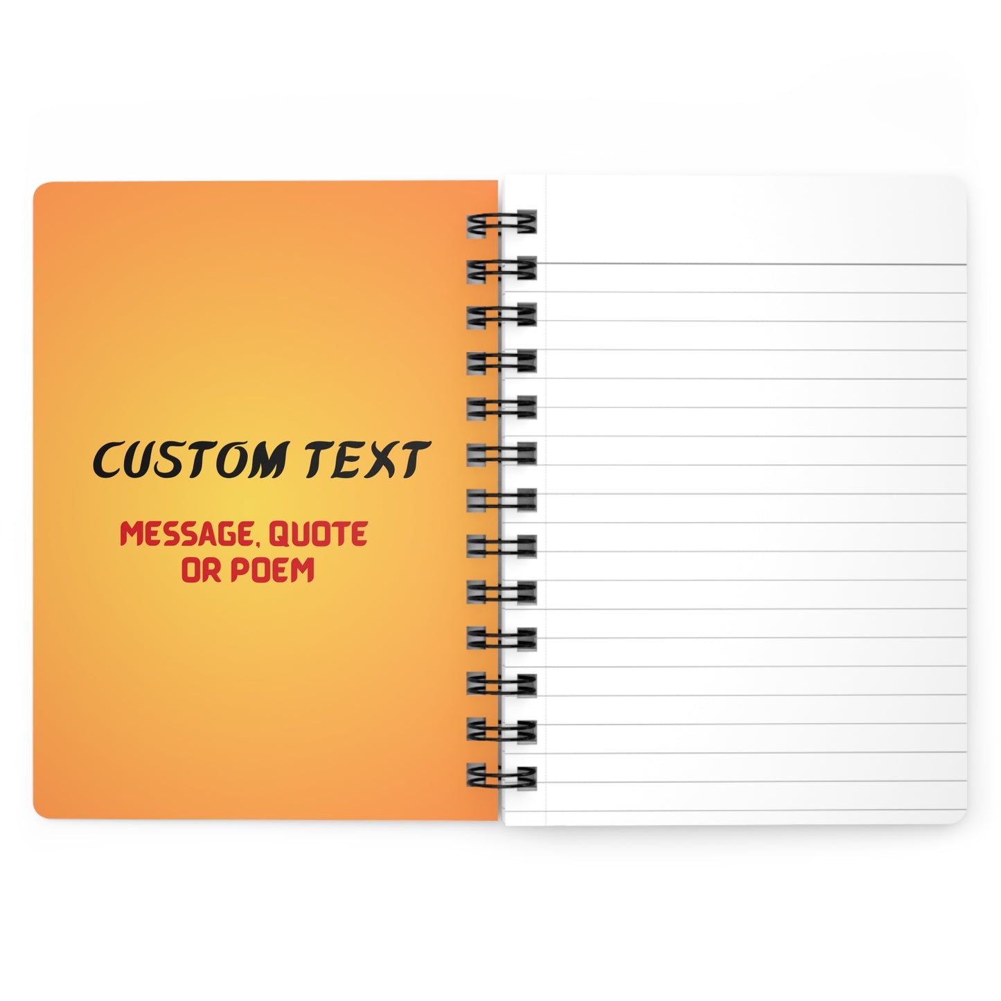 Beautiful/Strong/Determined/ Spiral Journal