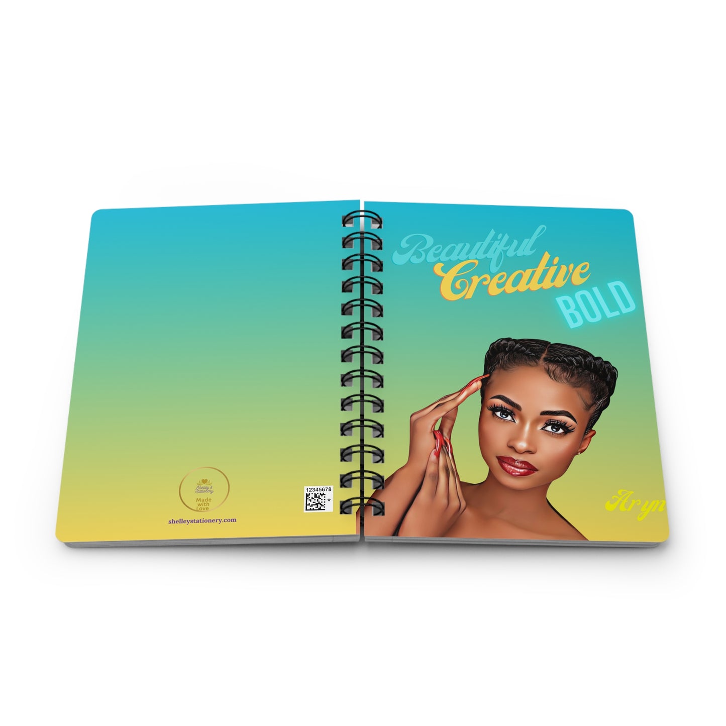 Beautiful/Creative/Bold/Spiral Bound Journal