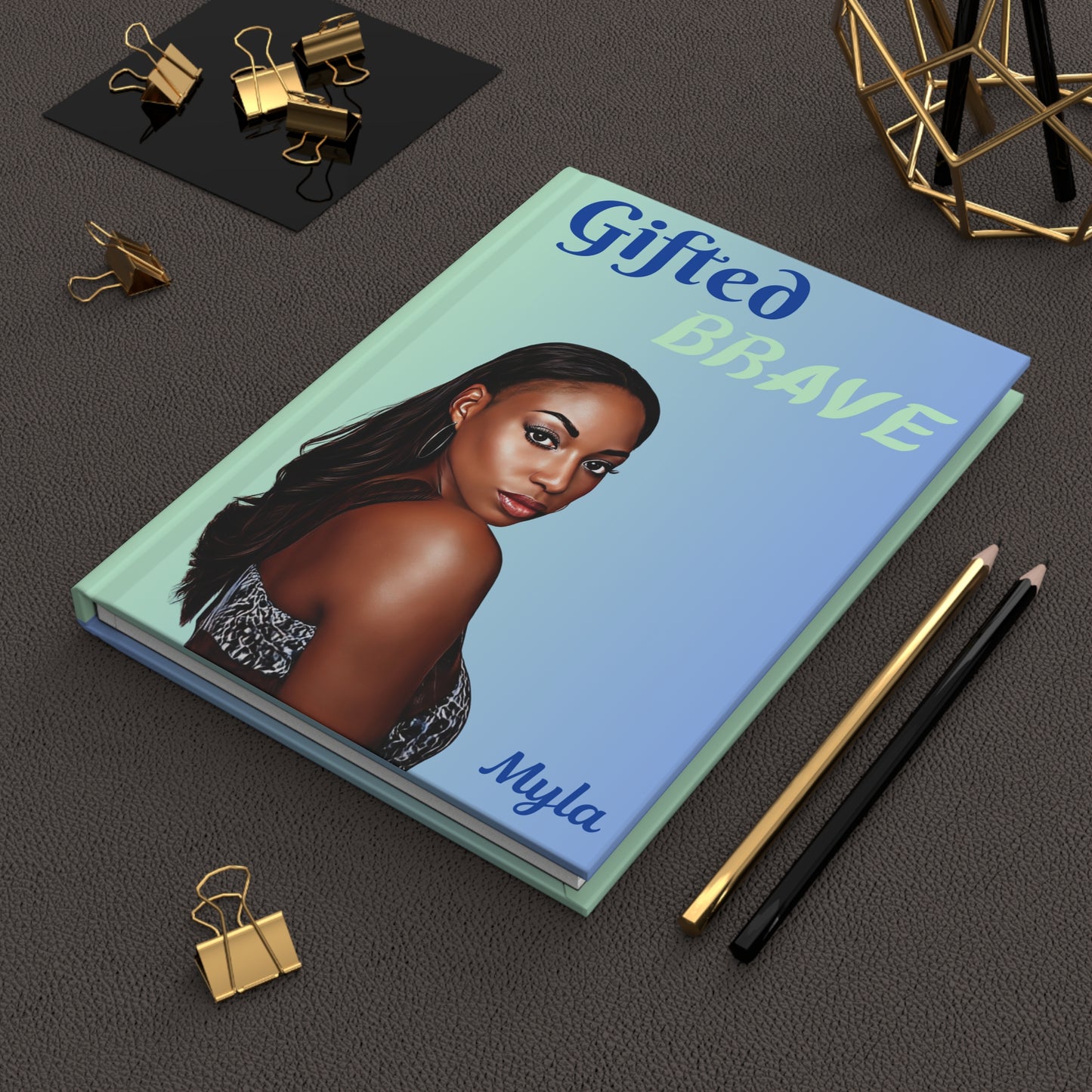 Gifted Brave/ Hardcover Journal Matte