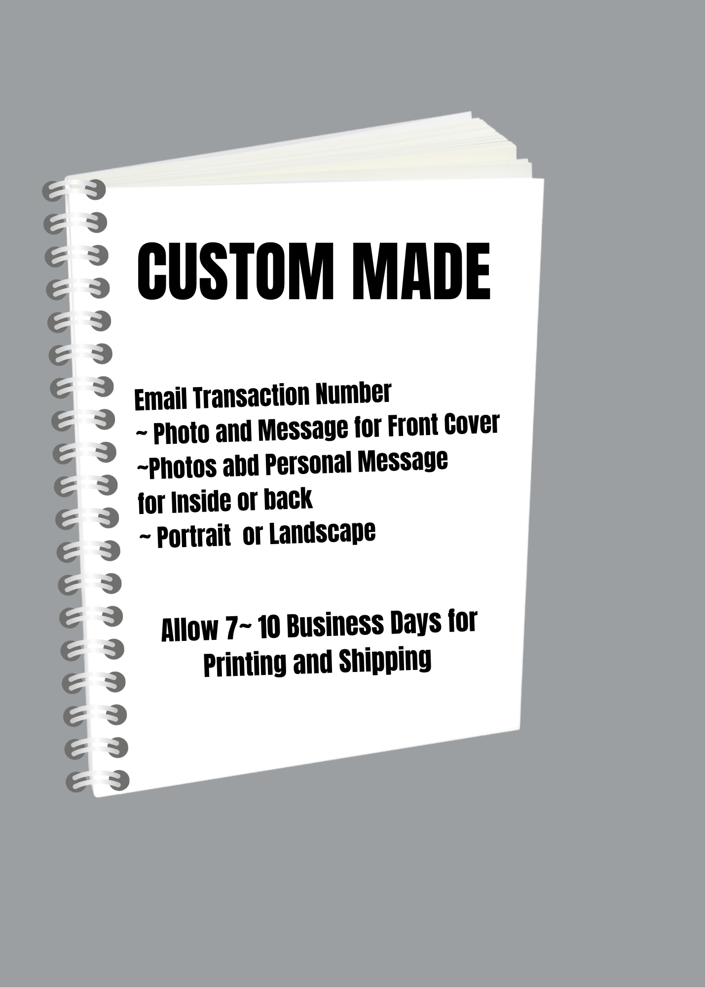 Beautiful/Creative/Bold/Spiral Bound Journal