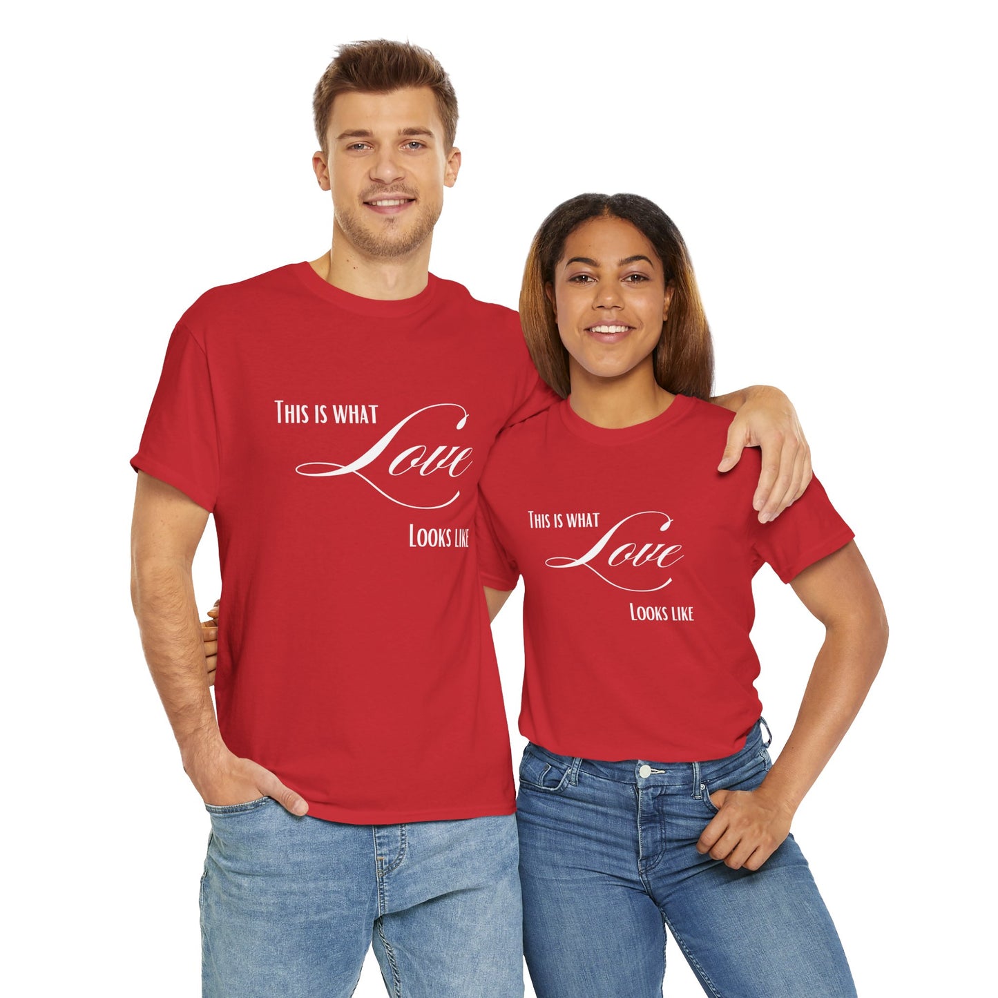 This what Love looks like/Unisex Heavy Cotton Tee