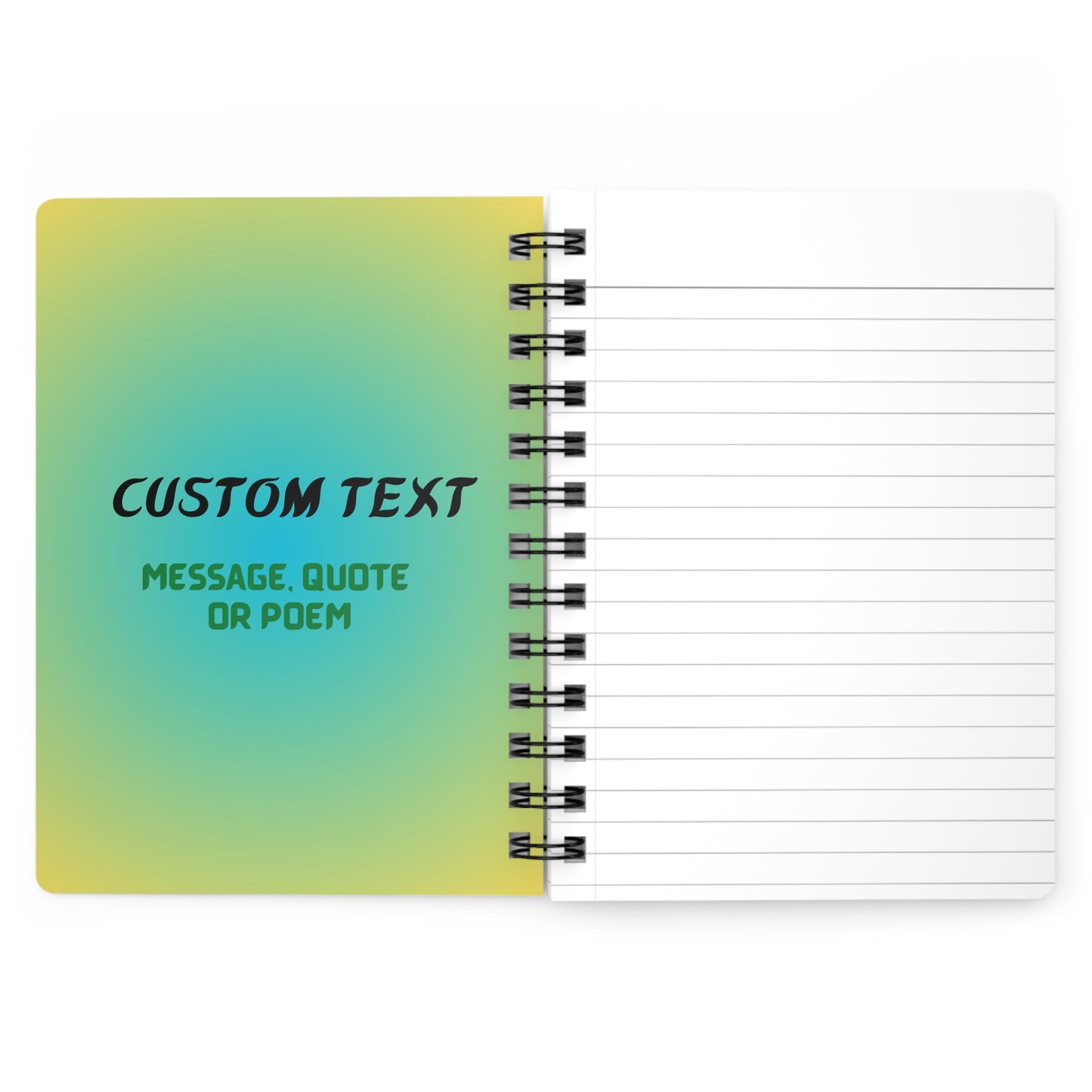 Gorgeous/Bold/Confident/Spiral Journal