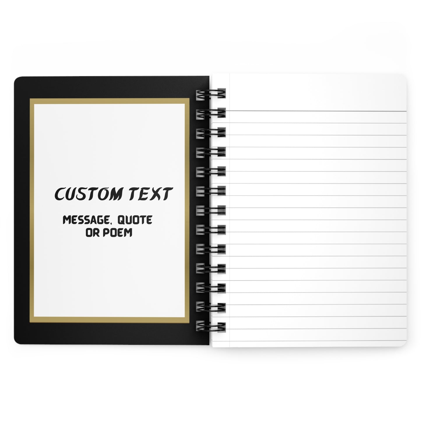 Husband/Writing Journals for Men/ Spiral Bound Journal