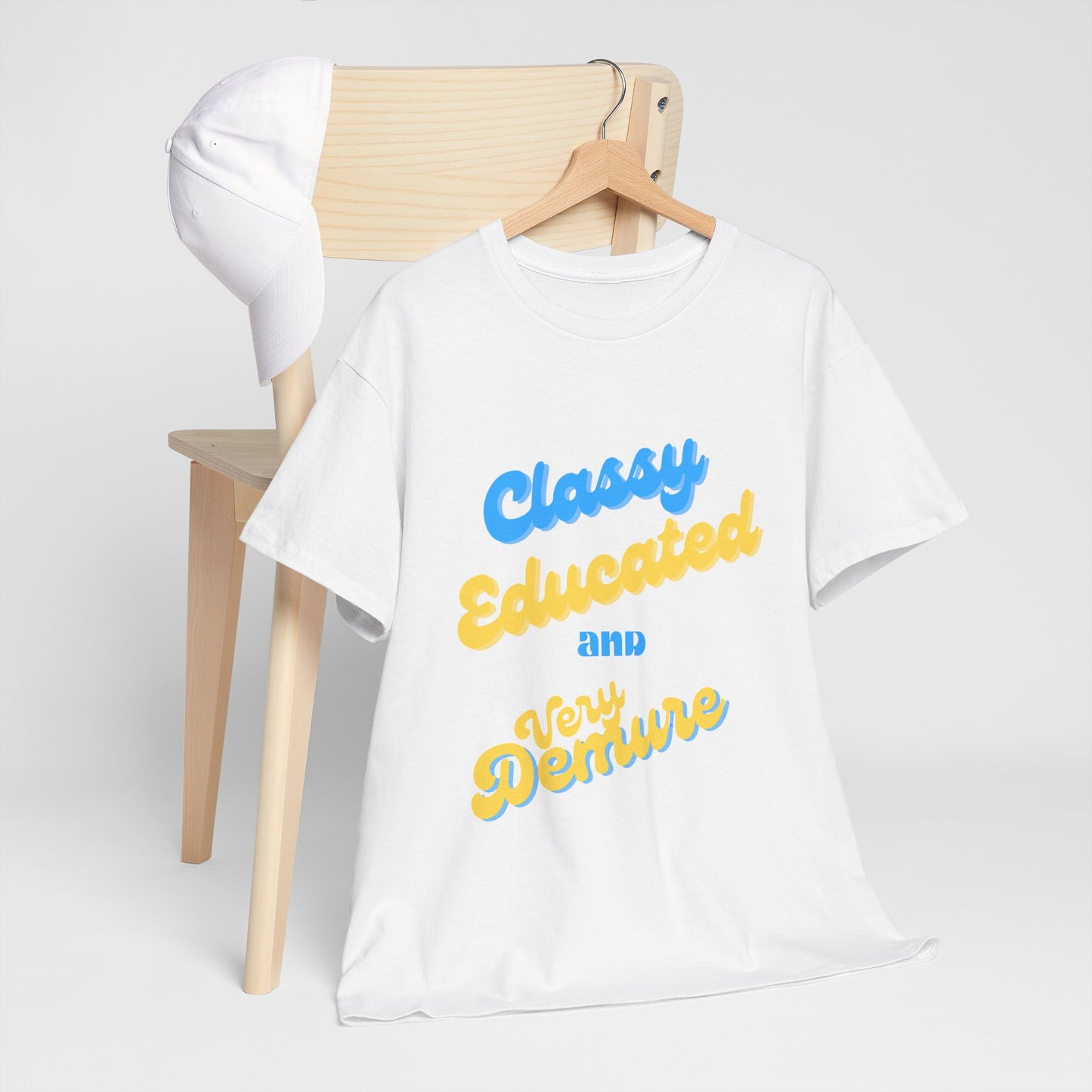 Classy Educated and Very Demure/ Unisex Heavy Cotton Tee