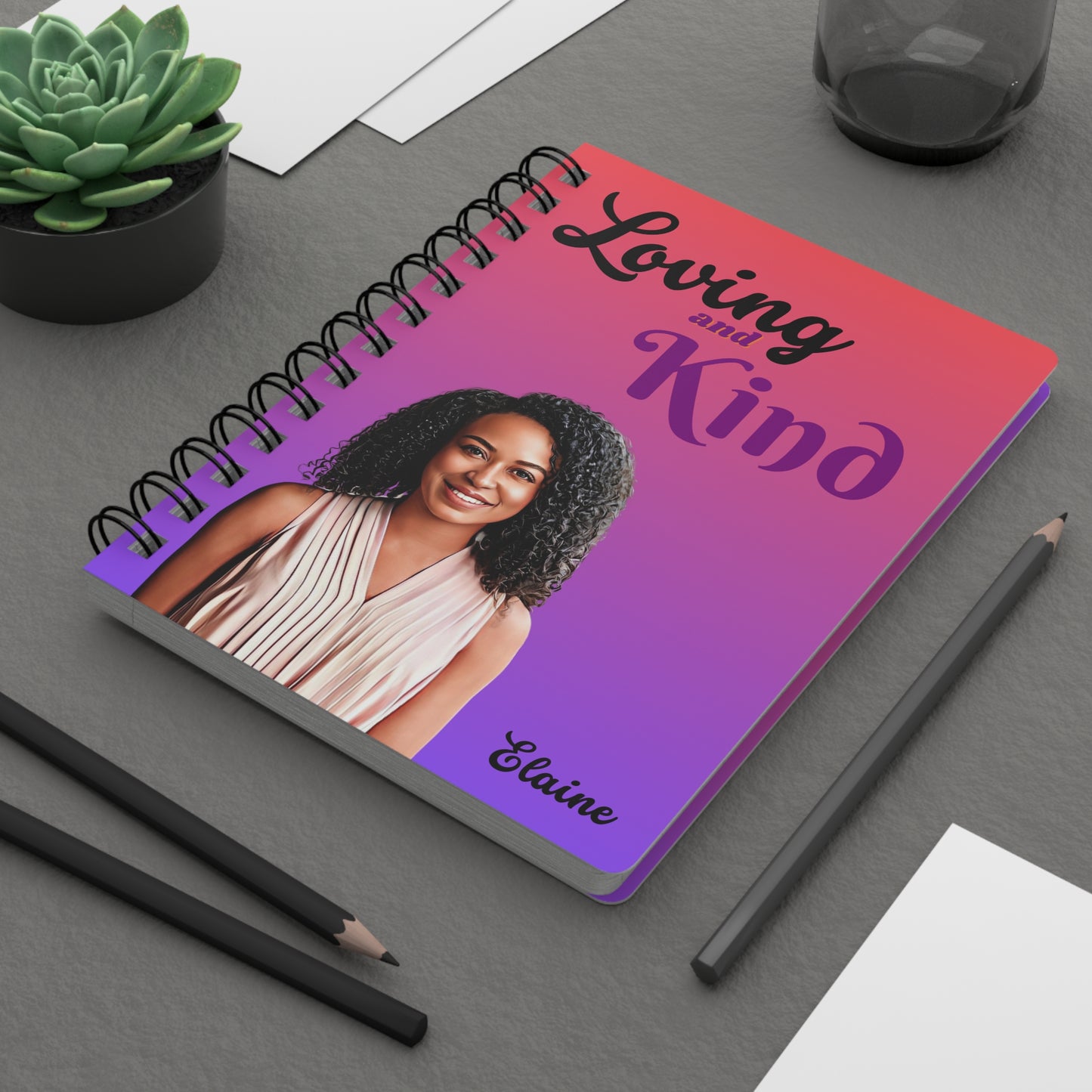 Loving and Kind/ JW/ Spiral Bound Journal