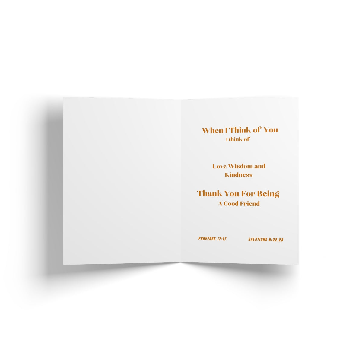 Thinking of You, True Friend/JW Greeting Cards/Set of 10