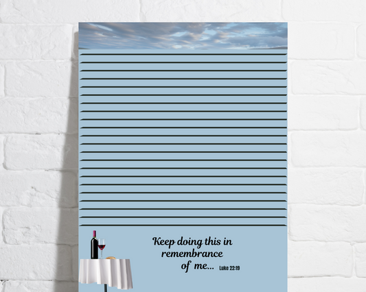 Memorial of Jesus’ Death Letter Writing Stationery